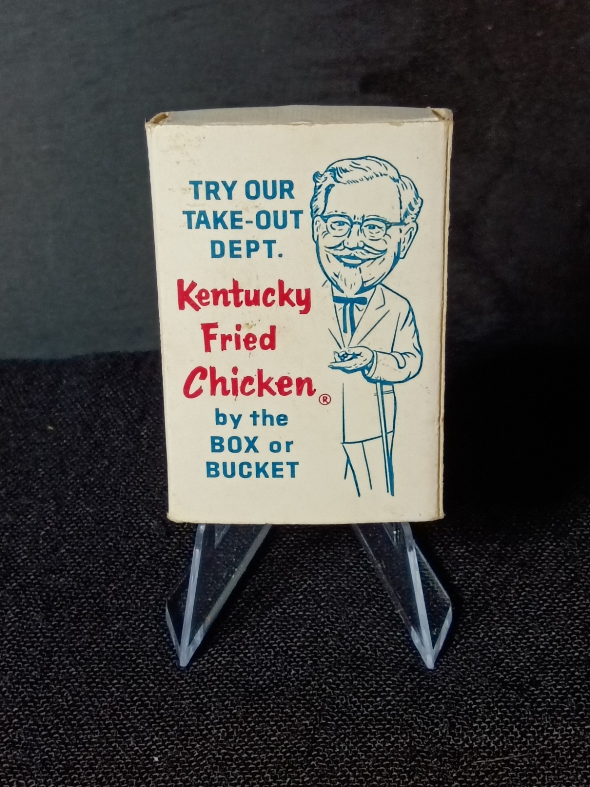 Vintage 1960s KFC / Duff’s Restaurant Dual Ads Matchbox - Mint Condition 💎 Rare Vintage 1960s KFC / Duff’s Restaurant Dual Ads Matchbox - Mint Condition 💎 Rare