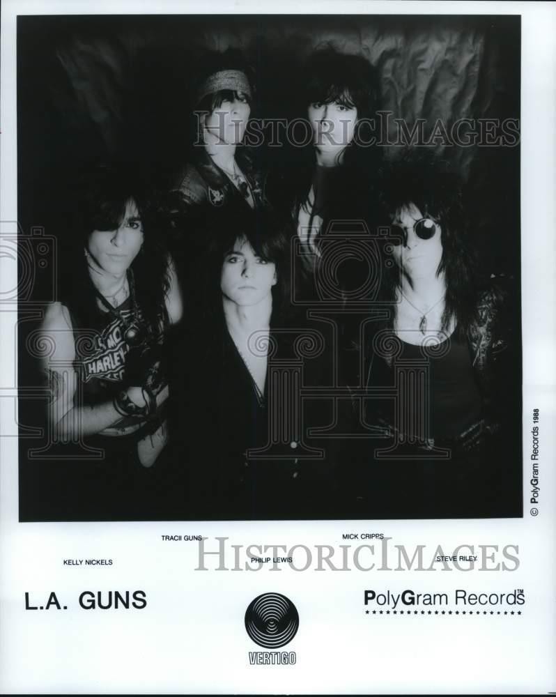 1988 Press Photo The members of the "L.A. Guns" rock band - lrp38565