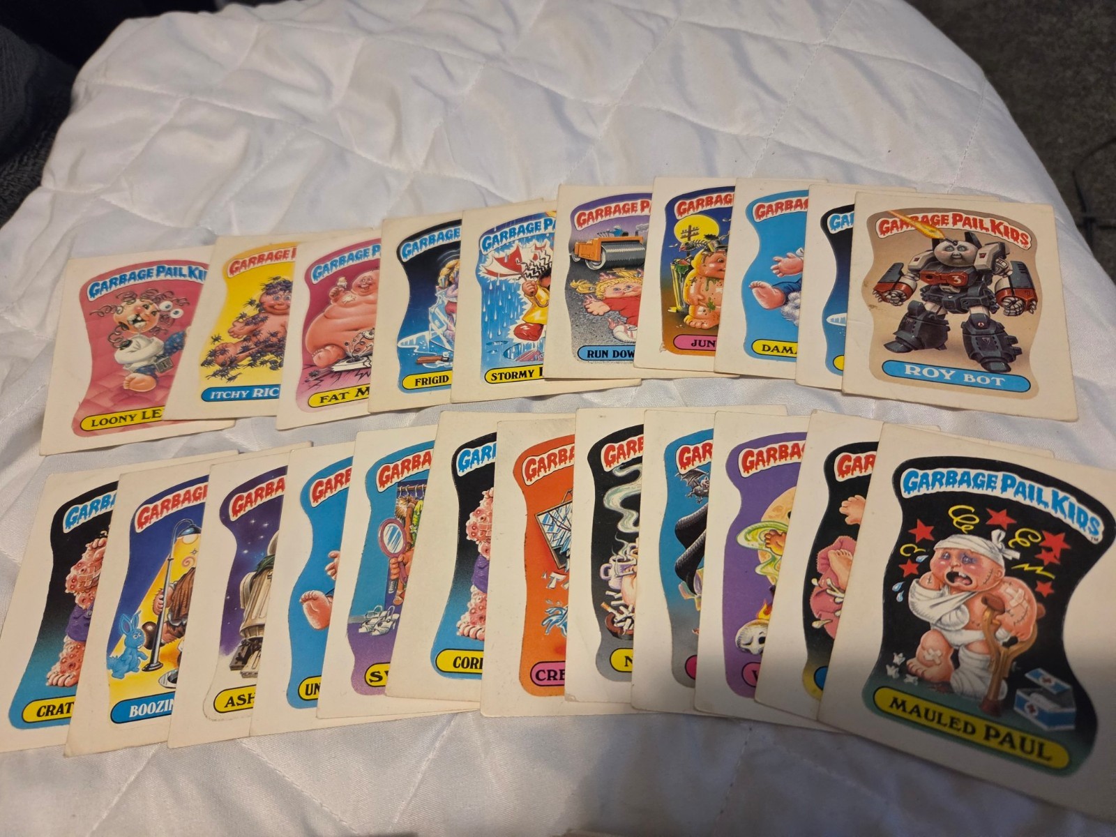 Vintage Garbage Pail Kids Series 15 1988 Die-Cut Card Lot - Topps (22 Cards) Vintage Garbage Pail Kids Series 15 1988 Die-Cut Card Lot - Topps (22 Cards)