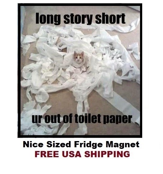 851 - Funny Cute Cat Meme Fridge Refrigerator Magnet 851 - Funny Cute Cat Meme Fridge Refrigerator Magnet