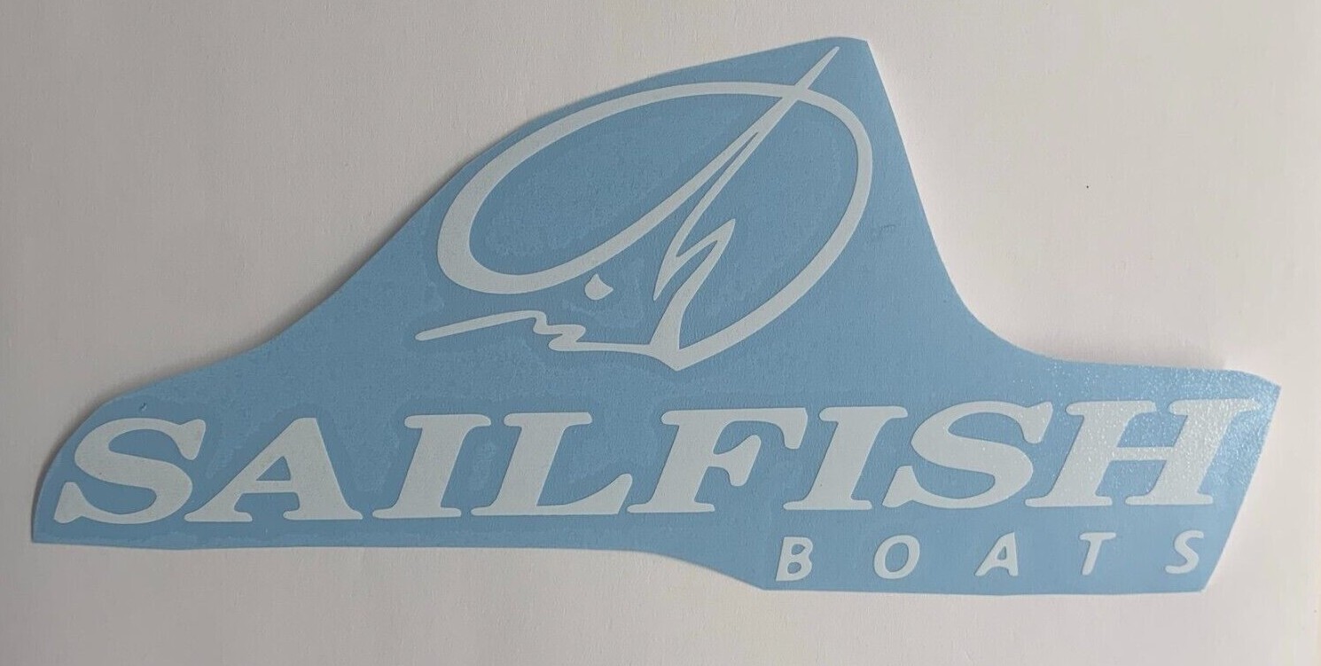 Sailfish Boats Logo #2 Die Cut Vinyl Decal Quality Outdoor Sticker Boat Sailfish Boats Logo #2 Die Cut Vinyl Decal Quality Outdoor Sticker Boat