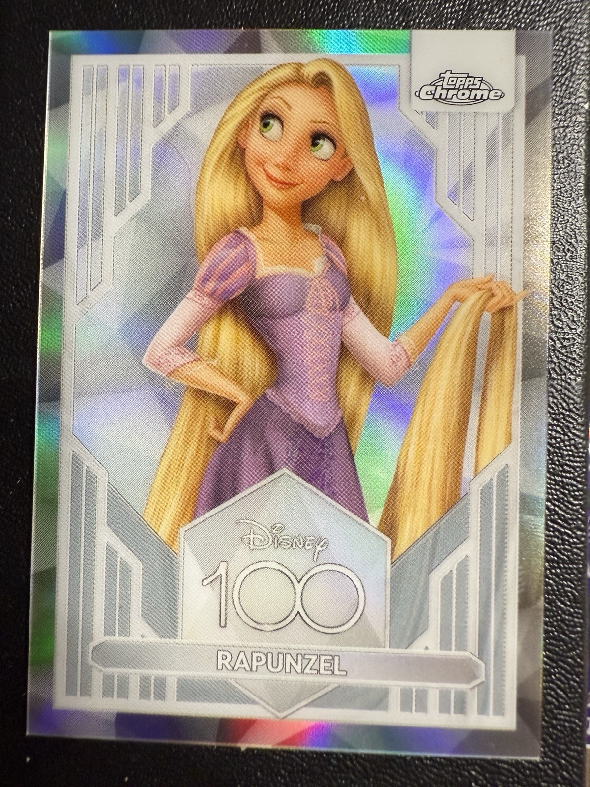 2023 Topps Chrome Disney 100 Rapunzel #67 Refractor 2023 Topps Chrome Disney 100 Rapunzel #67 Refractor