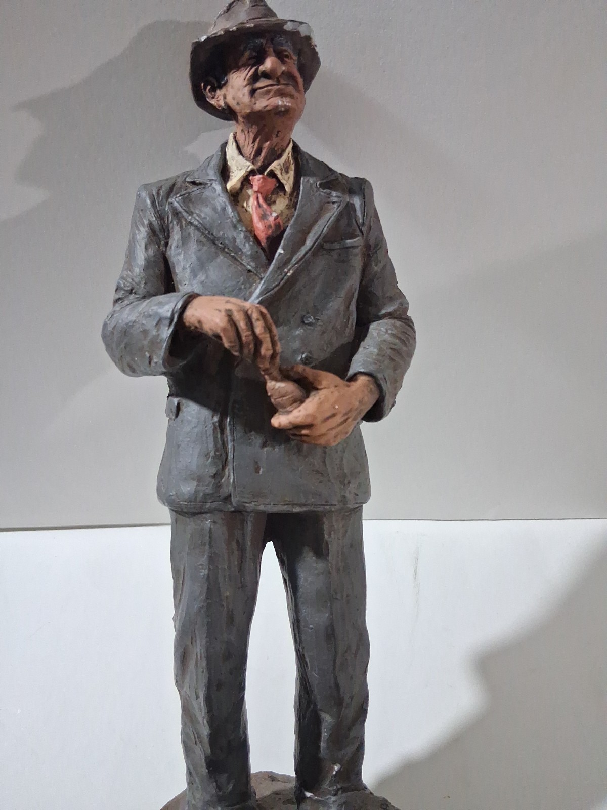 Rare Retired Michael Garman 1975 Signed Vintage Sculpture  "Hank" 12” Statue