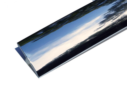 20ft of 1/2" Metallic Chrome Plastic T-Molding for Arcade Game, MAME, Cabinets