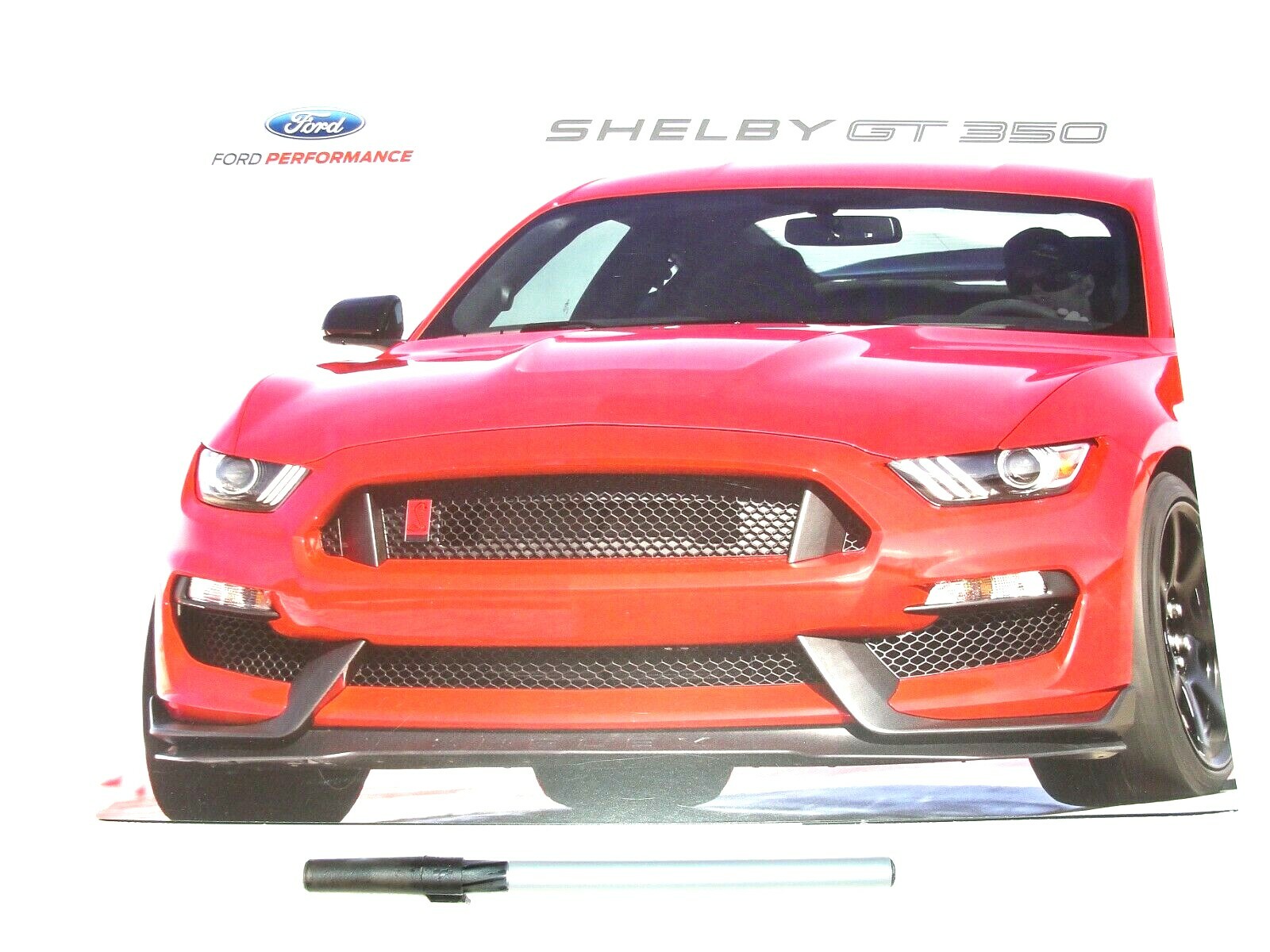 2017 Ford Shelby GT350 Mustang - Dealership Folding Flyer/Brochure, Nice NOS