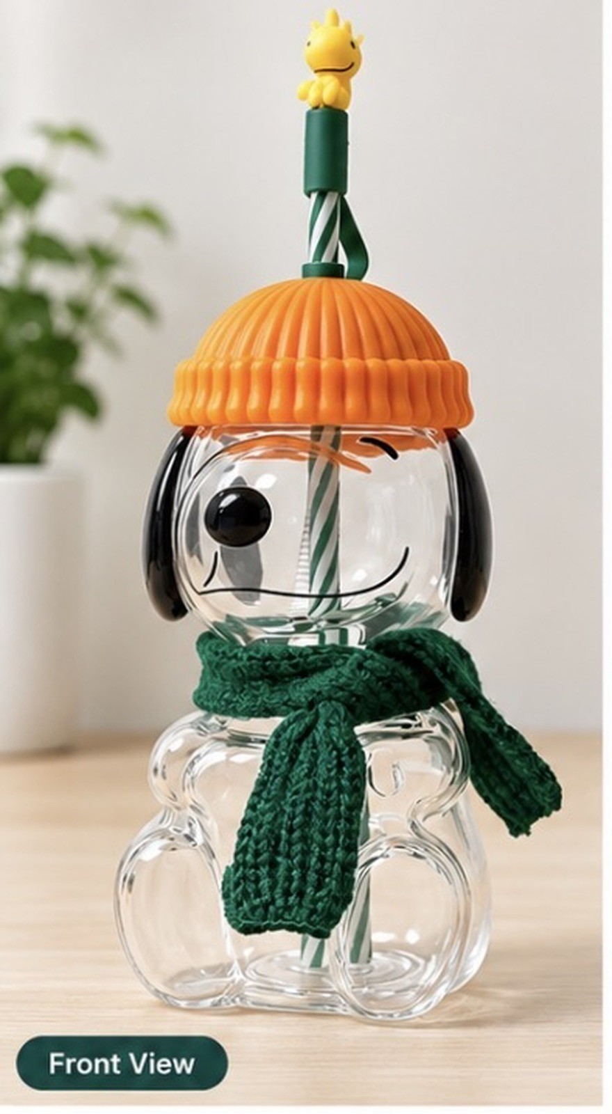 NEW 2026 Snoopy Collectible Glass Cold Cup Special Edition -USA NEW 2026 Snoopy Collectible Glass Cold Cup Special Edition -USA