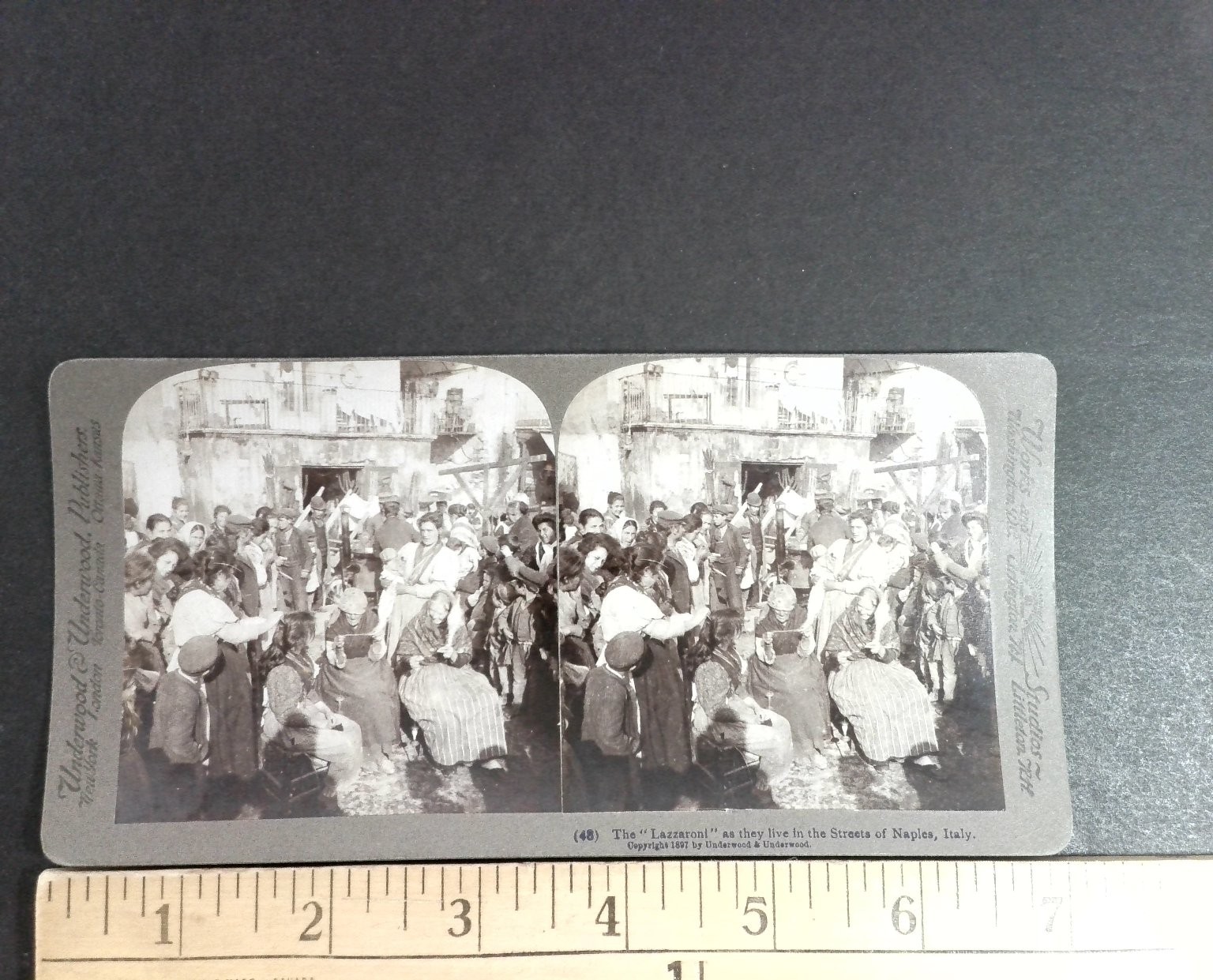Naples Italy Stereoview Underwood & Underwood Lazzaroni Street Scene 1907 Naples Italy Stereoview Underwood & Underwood Lazzaroni Street Scene 1907