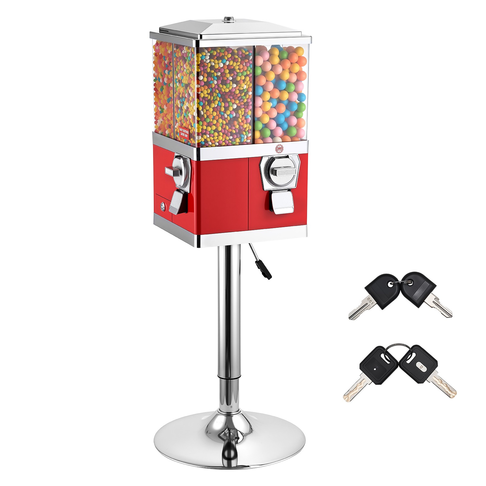 Uimoso Four-Compartment Candy Dispenser with Stand for Convenient Distribution Uimoso Four-Compartment Candy Dispenser with Stand for Convenient Distribution