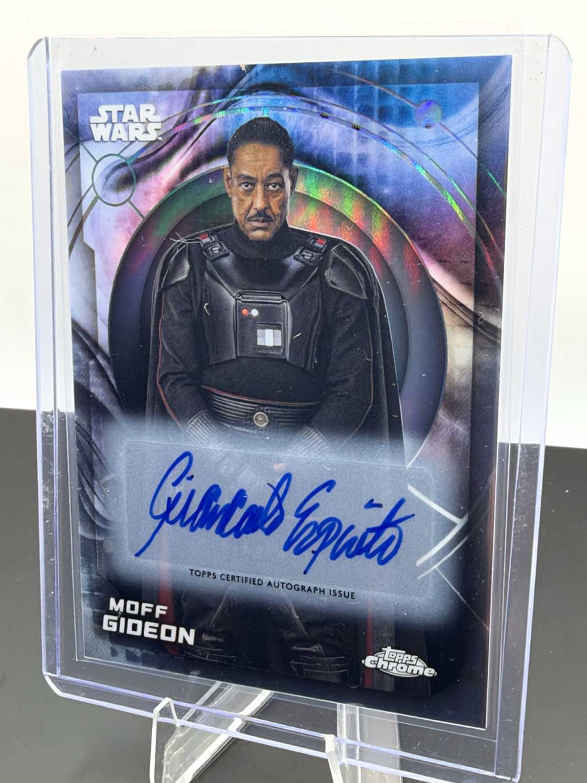 2026 Topps Chrome Star Wars Giancarlo Esposito Moff Gideon Auto A-MOFF #39 2026 Topps Chrome Star Wars Giancarlo Esposito Moff Gideon Auto A-MOFF #39