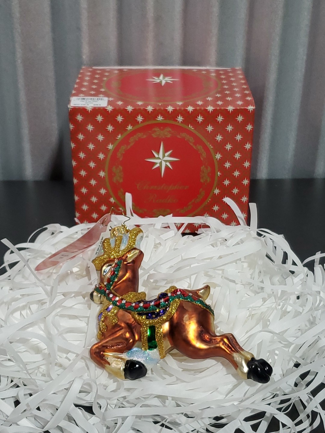 Christopher Radko "Take To The Skies" Hand-Crafted Glass Christmas Decoration Christopher Radko "Take To The Skies" Hand-Crafted Glass Christmas Decoration
