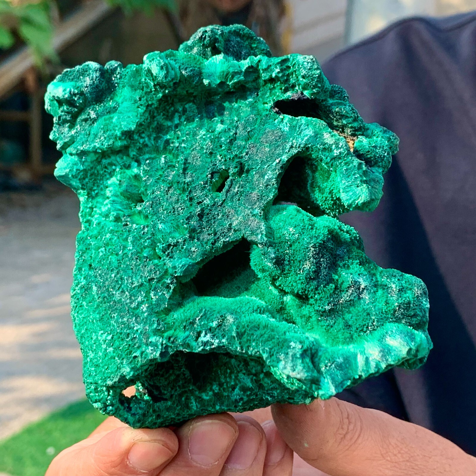 390G Natural Malachite Crystal cat's eye Rare Mineral Specimens Collectio 390G Natural Malachite Crystal cat's eye Rare Mineral Specimens Collectio