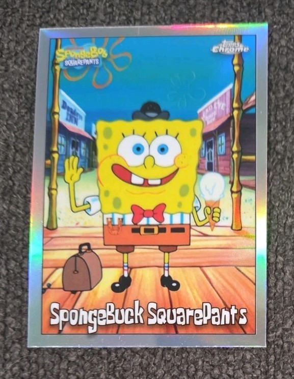 2025 TOPPS CHROME SPONGEBOB SPONGEBUCK SQUAREPANTS REFRACTOR #54 2025 TOPPS CHROME SPONGEBOB SPONGEBUCK SQUAREPANTS REFRACTOR #54