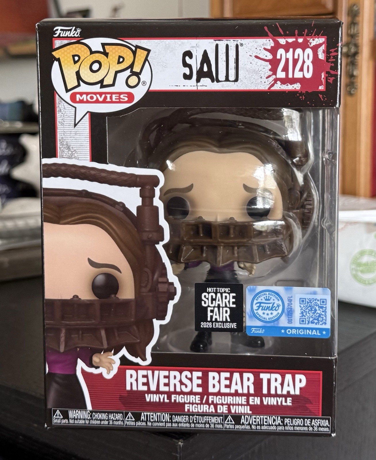 Funko Pop: REVERSE BEAR TRAP (Amanda) #2128 Hot Topic SCARE FAIR 2026 IN HAND Funko Pop: REVERSE BEAR TRAP (Amanda) #2128 Hot Topic SCARE FAIR 2026 IN HAND