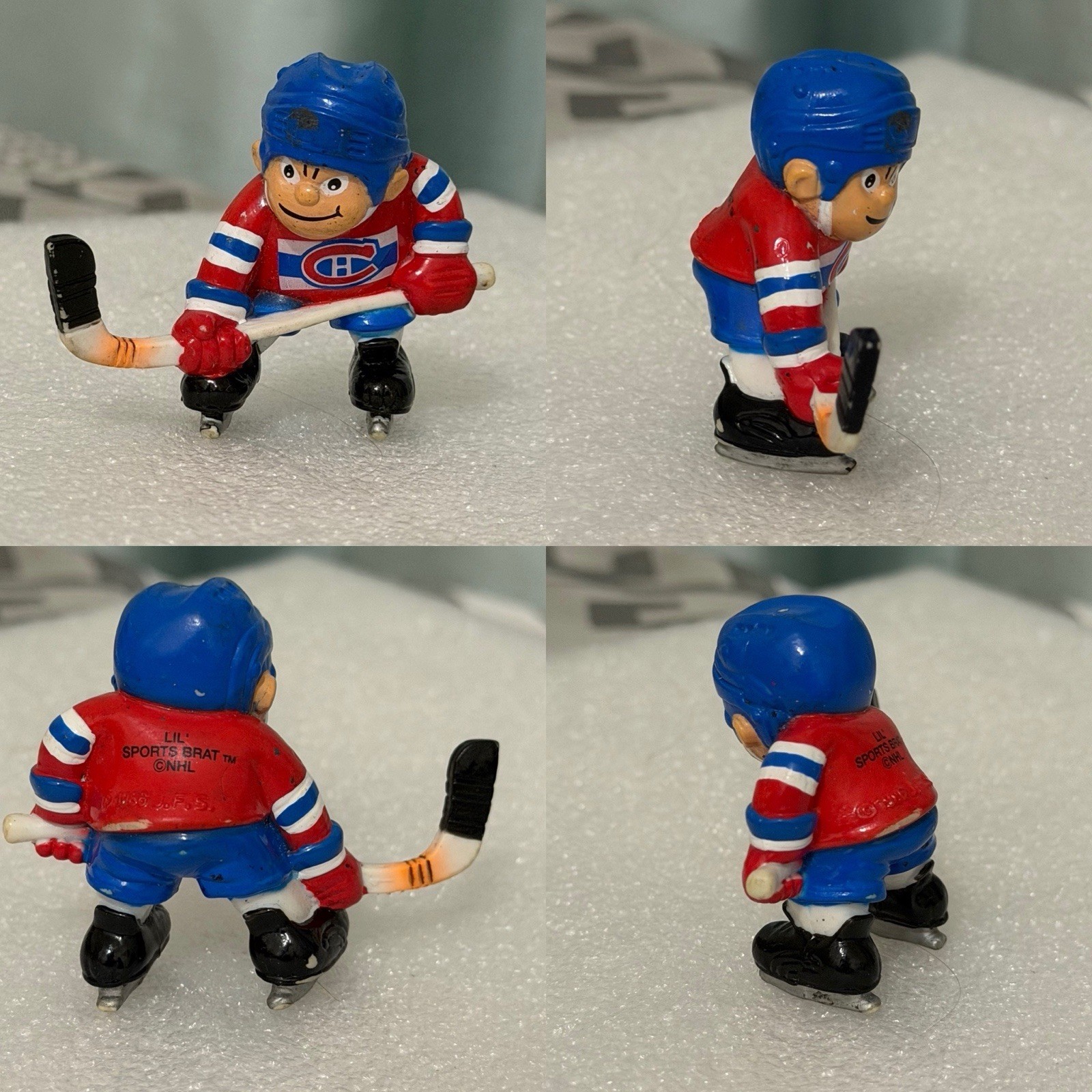 Vintage 1986 Lil' Sports Brat Montreal Canadiens Hockey Player Keychain Vintage 1986 Lil' Sports Brat Montreal Canadiens Hockey Player Keychain