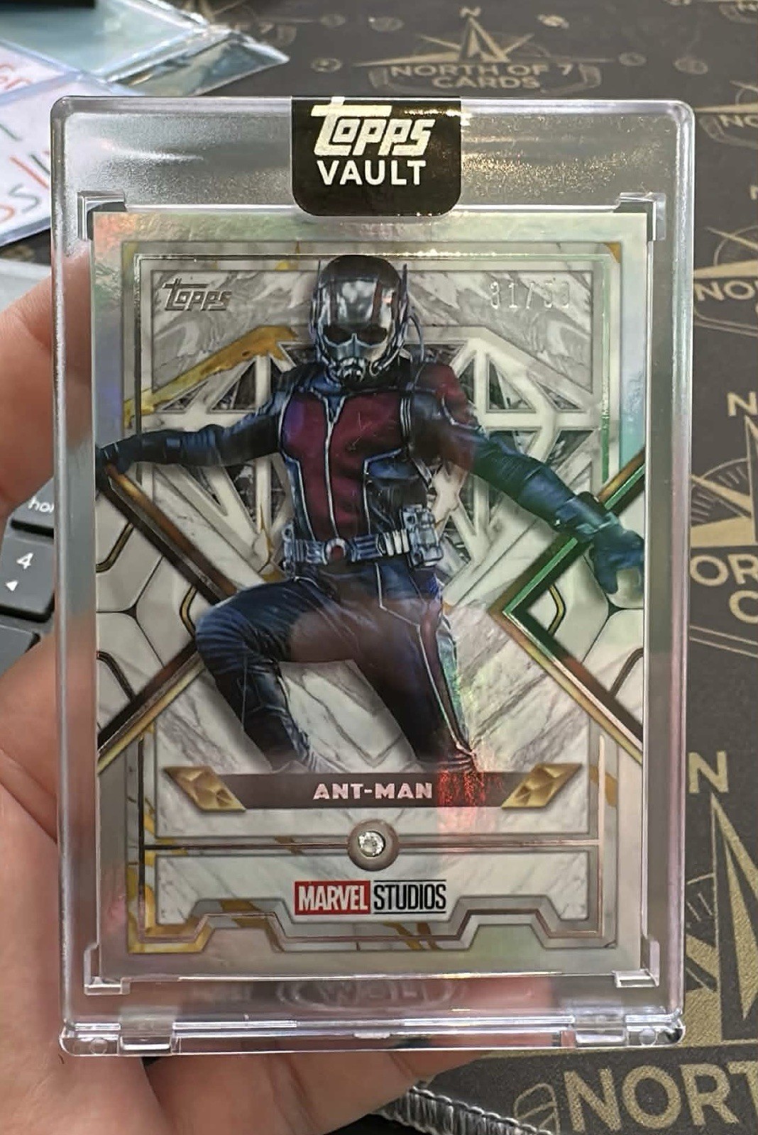 2026 Topps Vault Marvel Studios Ant-Man Marvel Diamonds #MD-56 /50 2026 Topps Vault Marvel Studios Ant-Man Marvel Diamonds #MD-56 /50