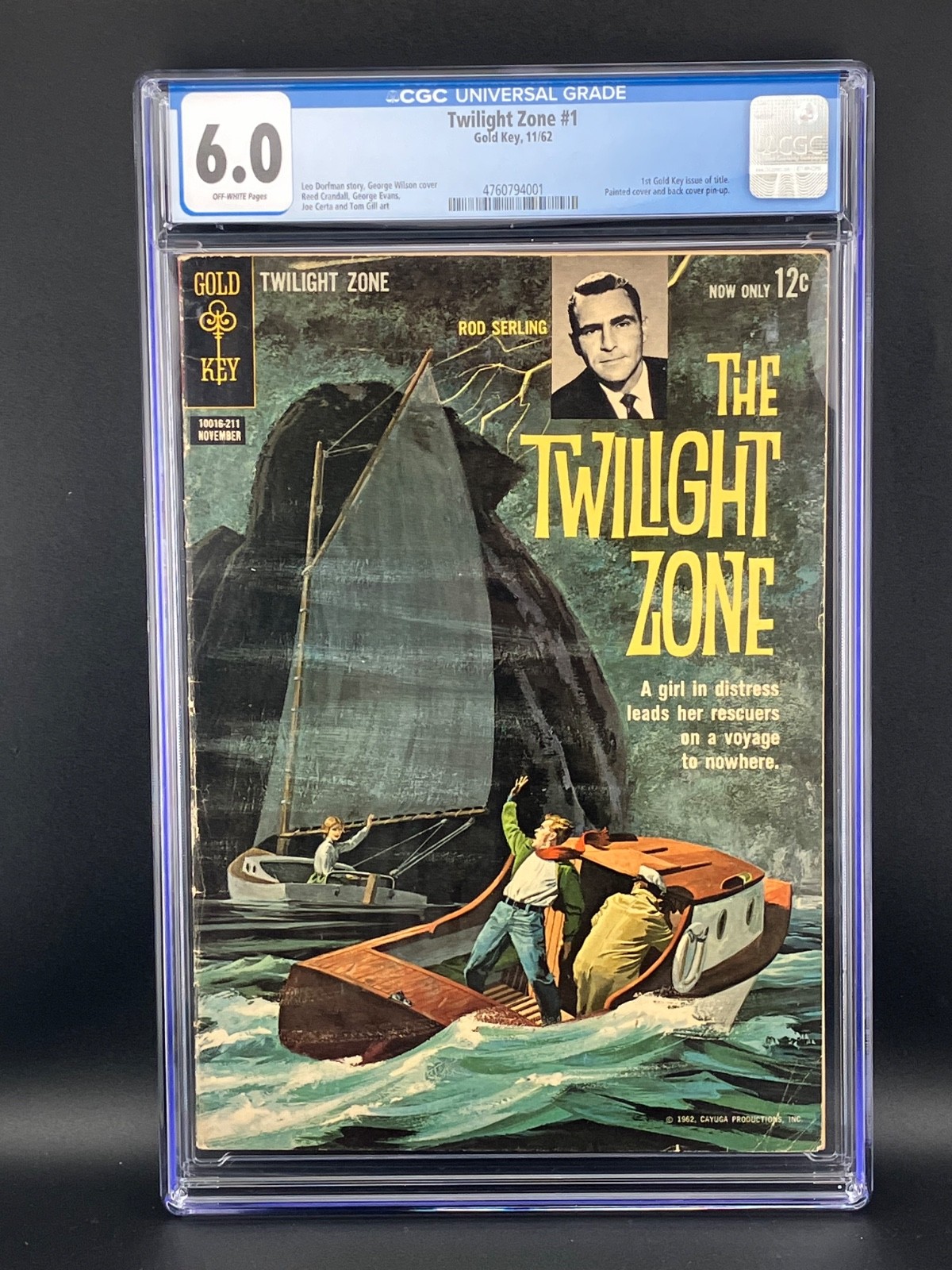 Twilight Zone #1 Gold Key 1962 Rod Serling CGC 6 Twilight Zone #1 Gold Key 1962 Rod Serling CGC 6