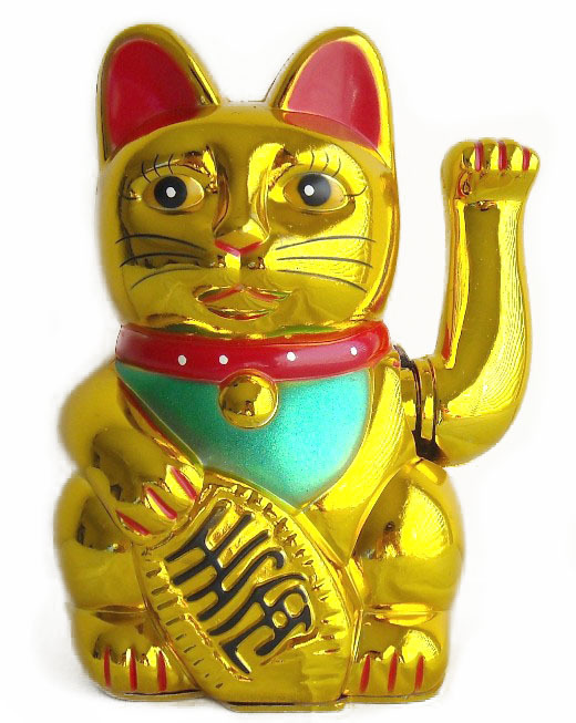 6" Japanese Maneki Neko Beckoning Feng Shui Money Good Fortune Waiving Lucky Cat 6" Japanese Maneki Neko Beckoning Feng Shui Money Good Fortune Waiving Lucky Cat