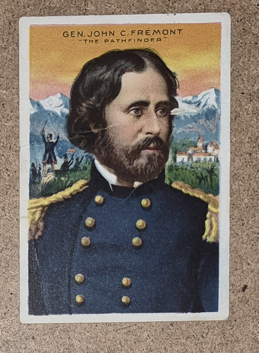 1911-12 Royal Bengals T68 Men Heroes History Army General John C. Fremont 1911-12 Royal Bengals T68 Men Heroes History Army General John C. Fremont