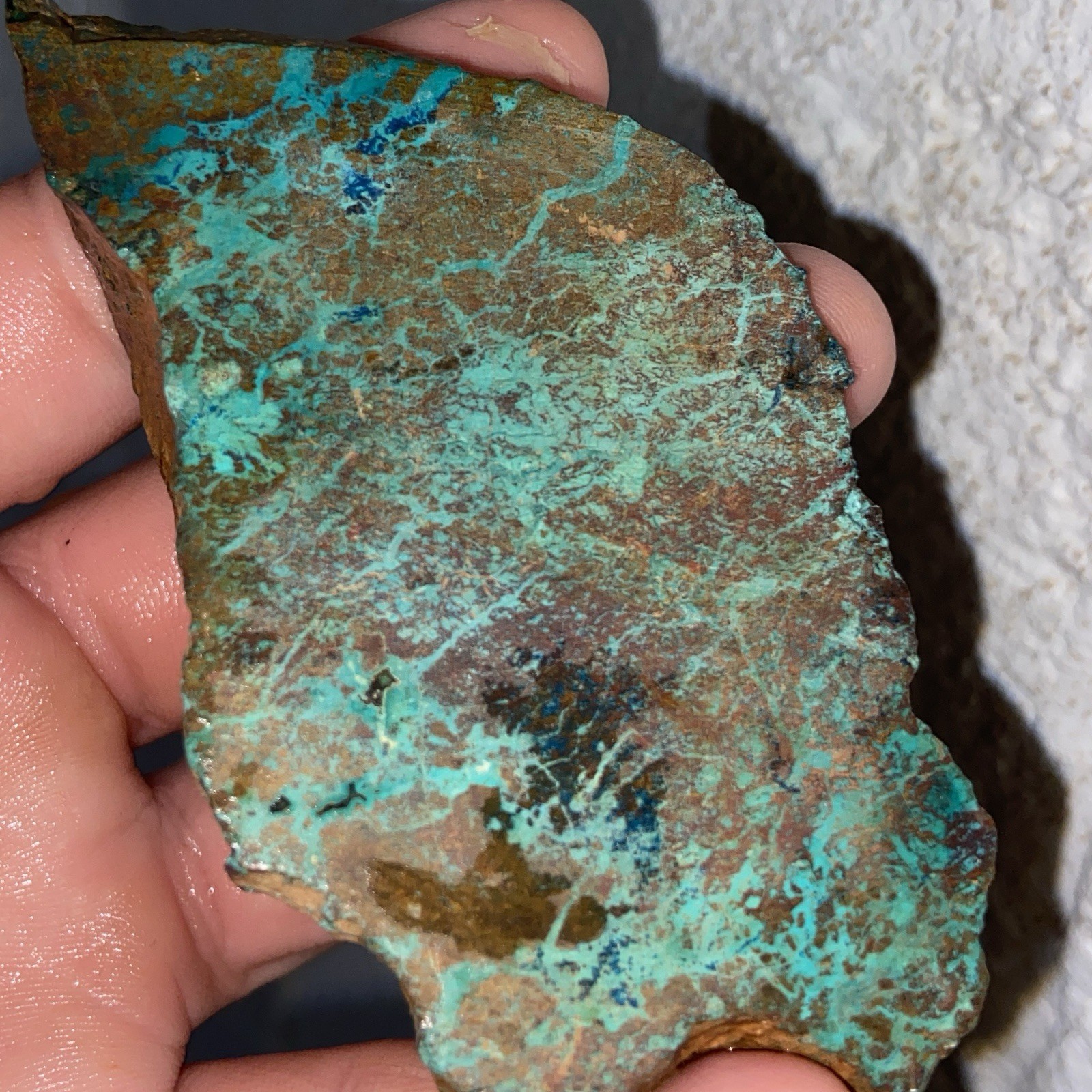 Sonora Sunset Chrysocolla Beautiful Lapidary Rough 4.55 Oz Sonora Sunset Chrysocolla Beautiful Lapidary Rough 4.55 Oz