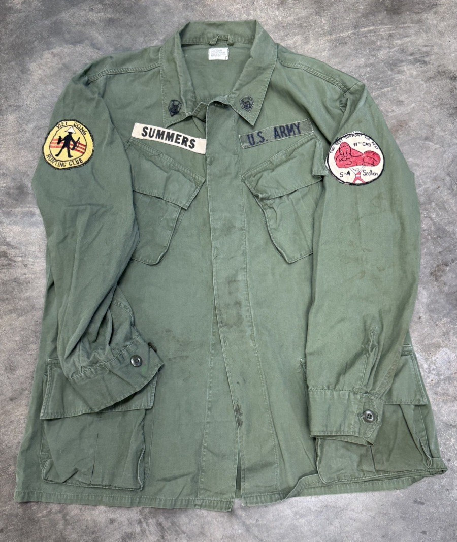 Vintage 1967 Vietnam War OG 107 Jungle Jacket Large Regular VC Hunting Club Vintage 1967 Vietnam War OG 107 Jungle Jacket Large Regular VC Hunting Club