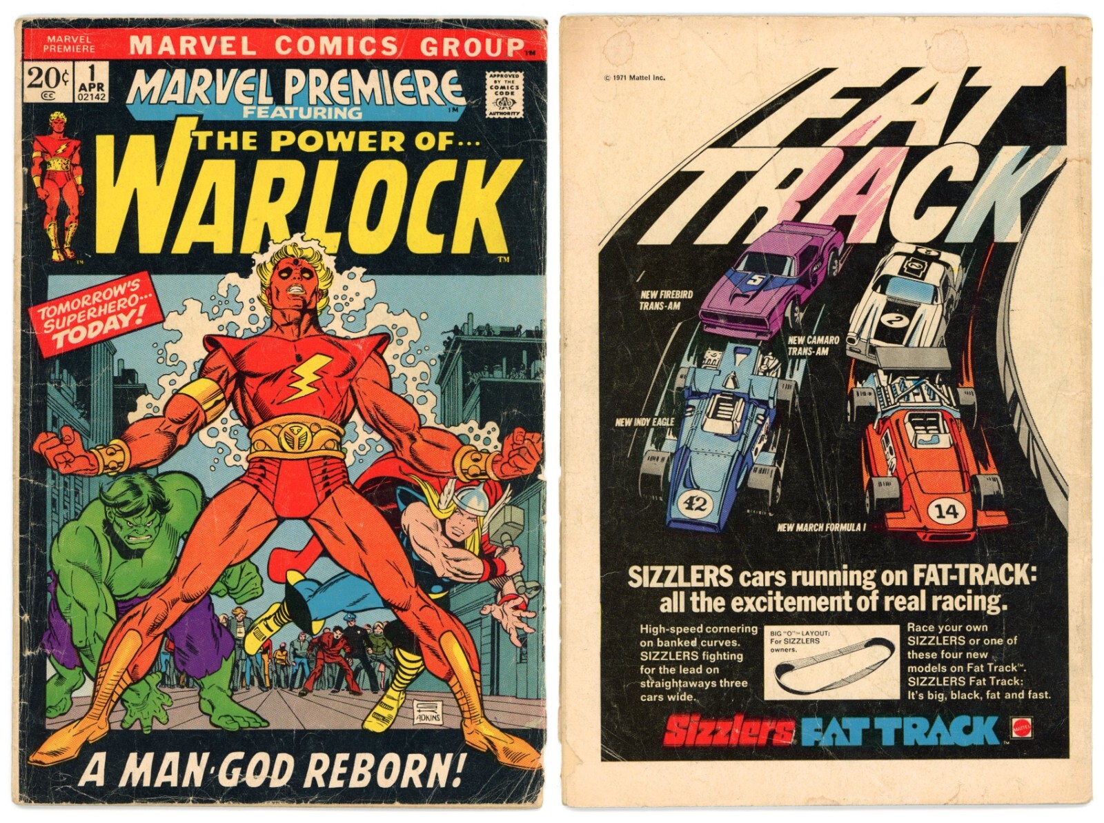 Marvel Premiere #1 (VG/FN 5.0) 1972 Marvel 1st app Him Adam Warlock 1st Soul Gem