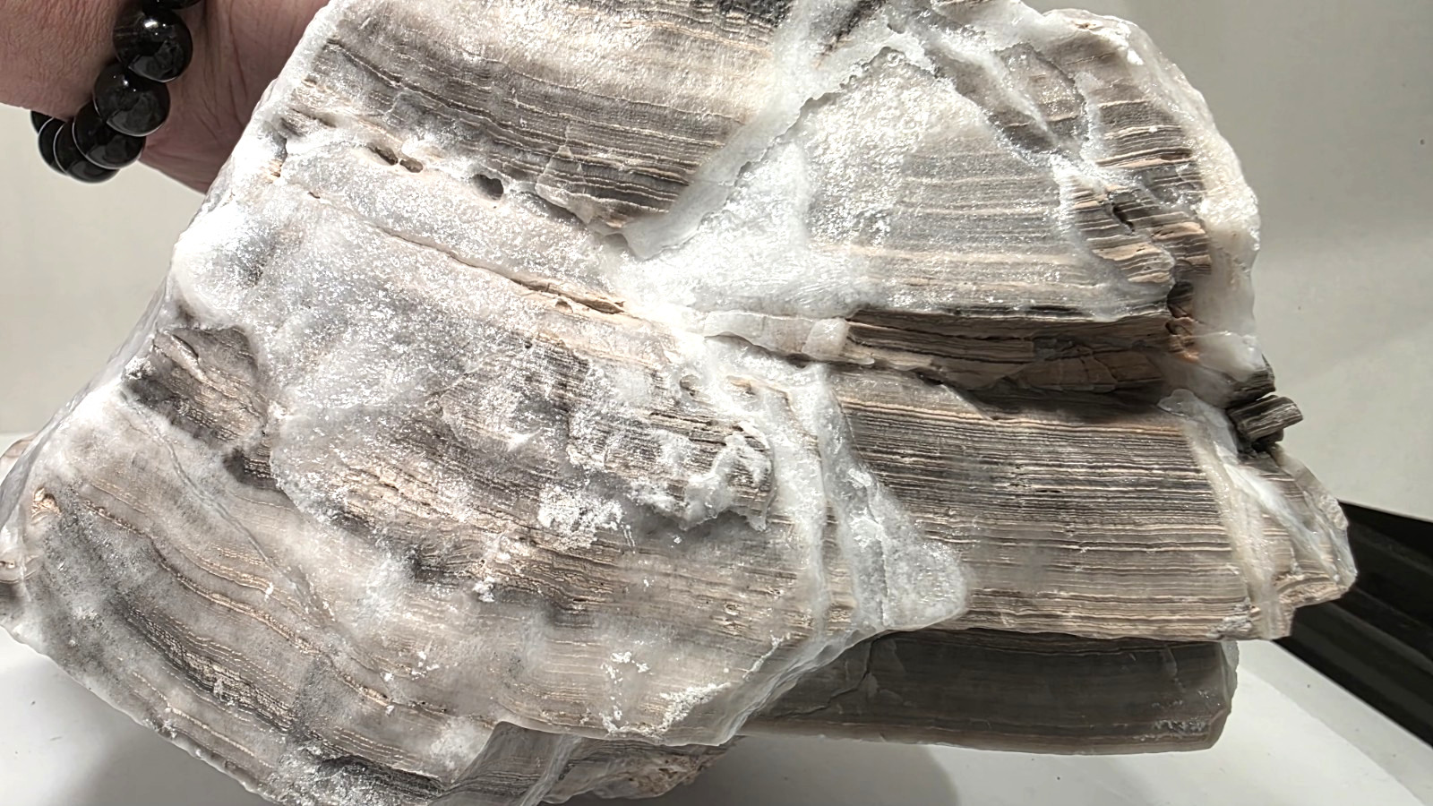13.2 lbs 7" Large Banded Calcite Mineral Mexican Onyx Zebra Calcite Matrix 13.2 lbs 7" Large Banded Calcite Mineral Mexican Onyx Zebra Calcite Matrix