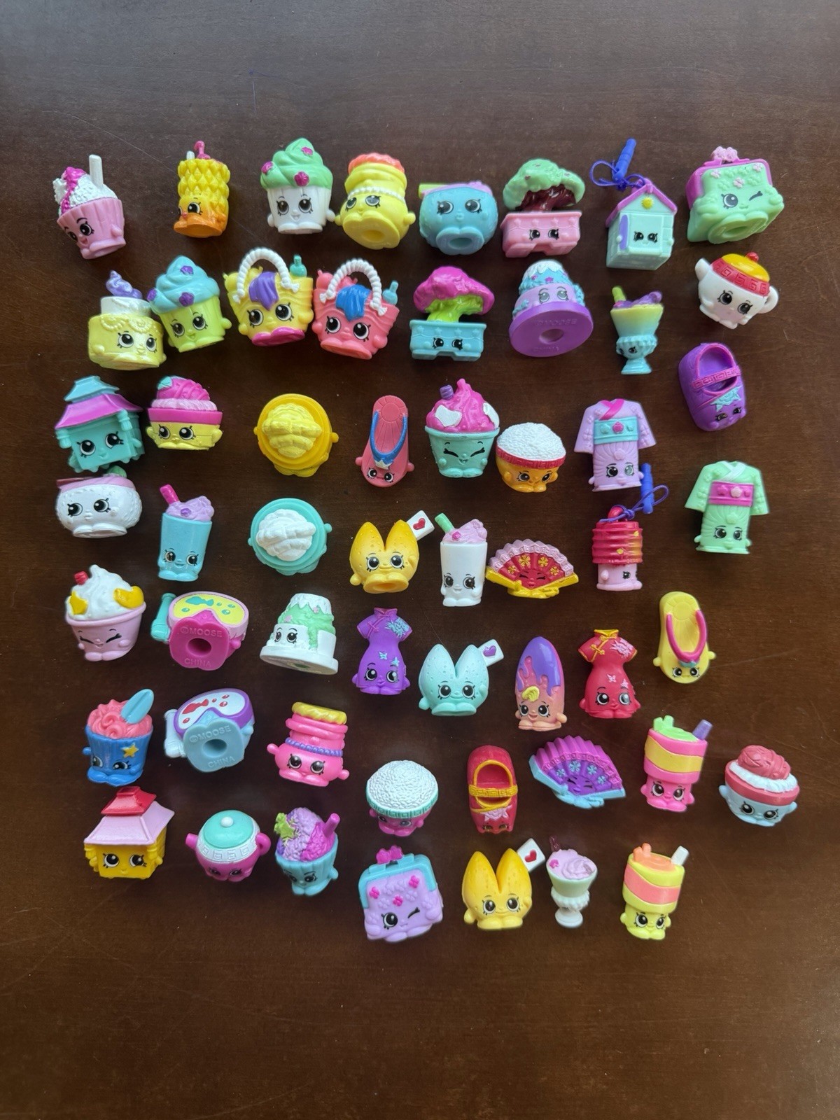 Mixed Lot Of 50+ Small Shopkins Collectible Figures / Travel / Asia Themed