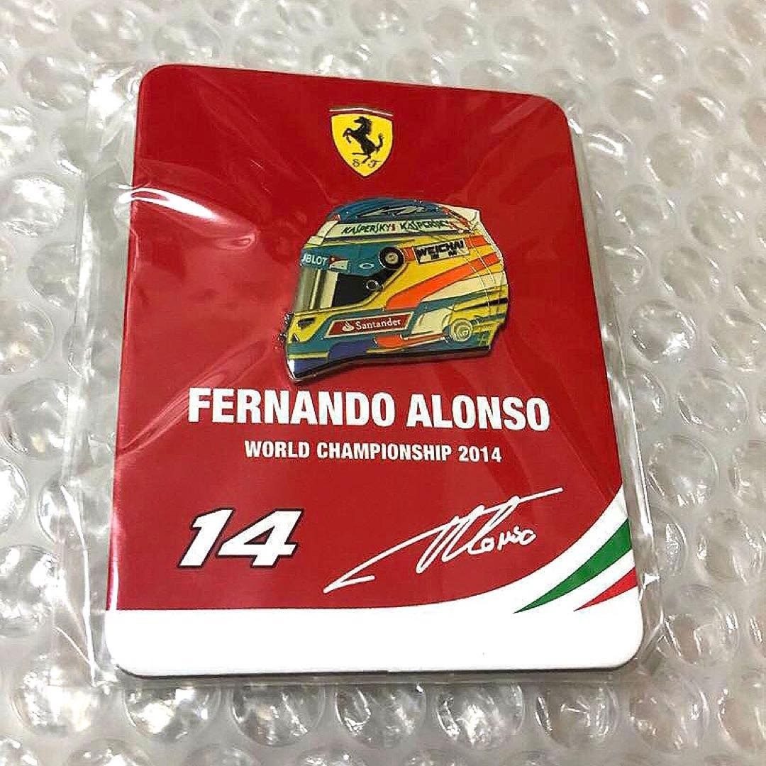 Ferrari Fernando Alonso 2014 World Championship Pin Badge New Ferrari Fernando Alonso 2014 World Championship Pin Badge New
