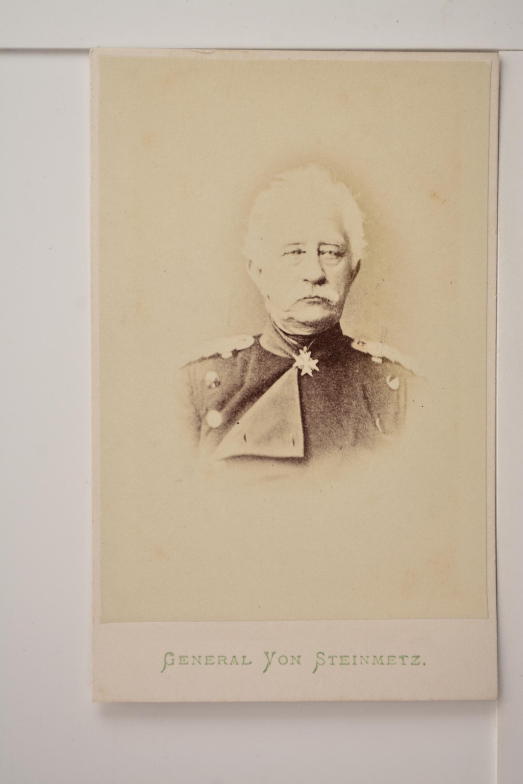 General Von Steinmetz Military Uniform London Stereoscopic Company c1870s