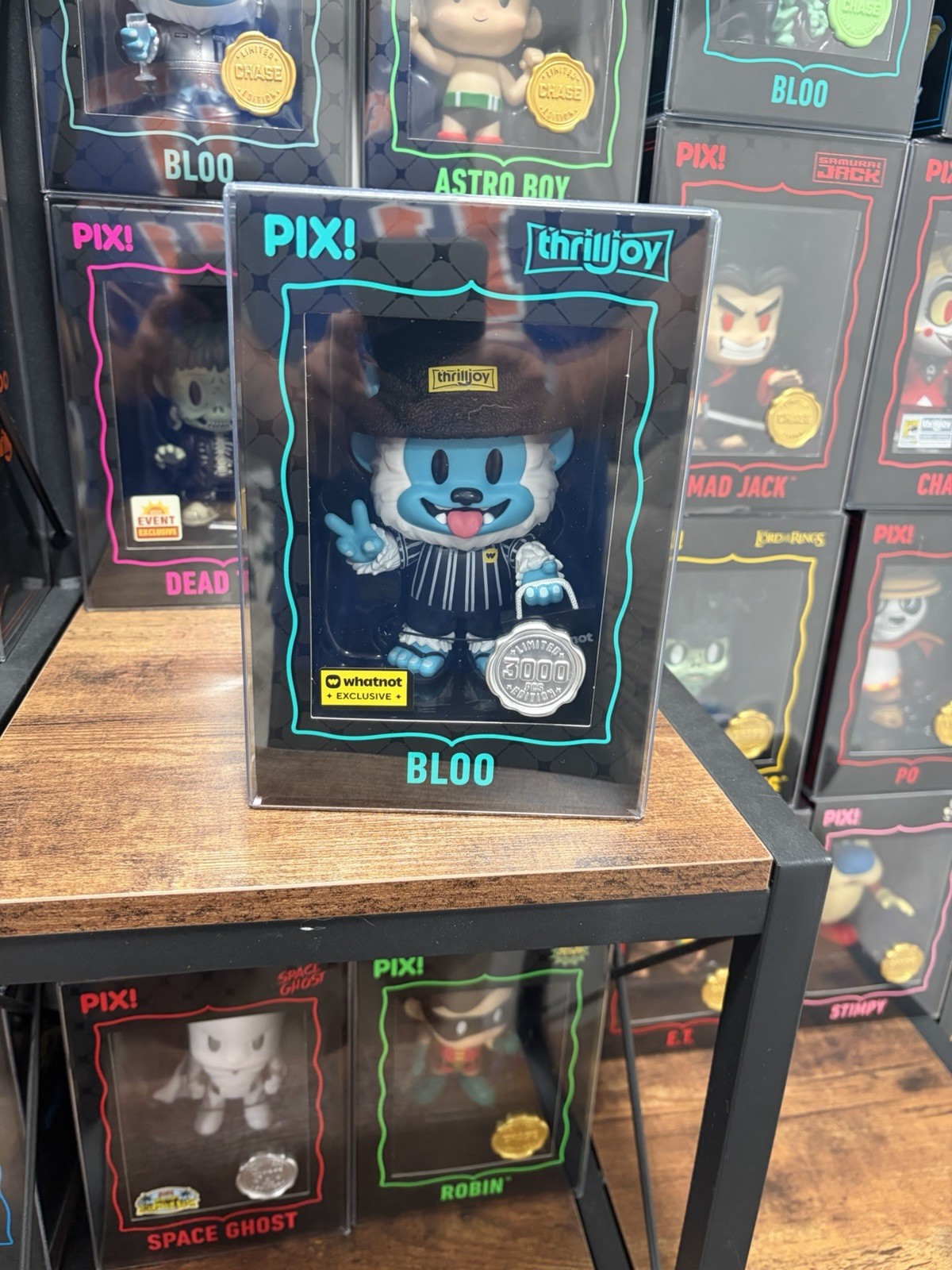 NYCC 2026 Whatnot Exclusive Thrilljoy PIX Bloo LE 3000 NEW MINT NYCC 2026 Whatnot Exclusive Thrilljoy PIX Bloo LE 3000 NEW MINT