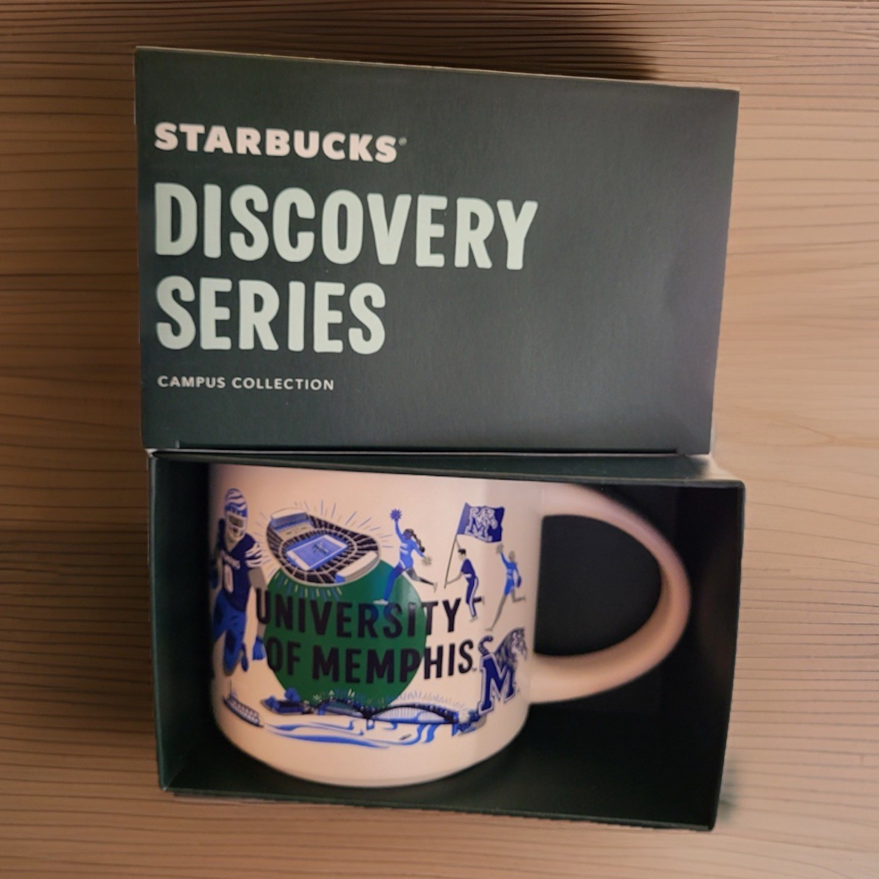 Starbucks University of Memphis New in Box Discovery Series 14oz Coffee Mug 2025 Starbucks University of Memphis New in Box Discovery Series 14oz Coffee Mug 2025