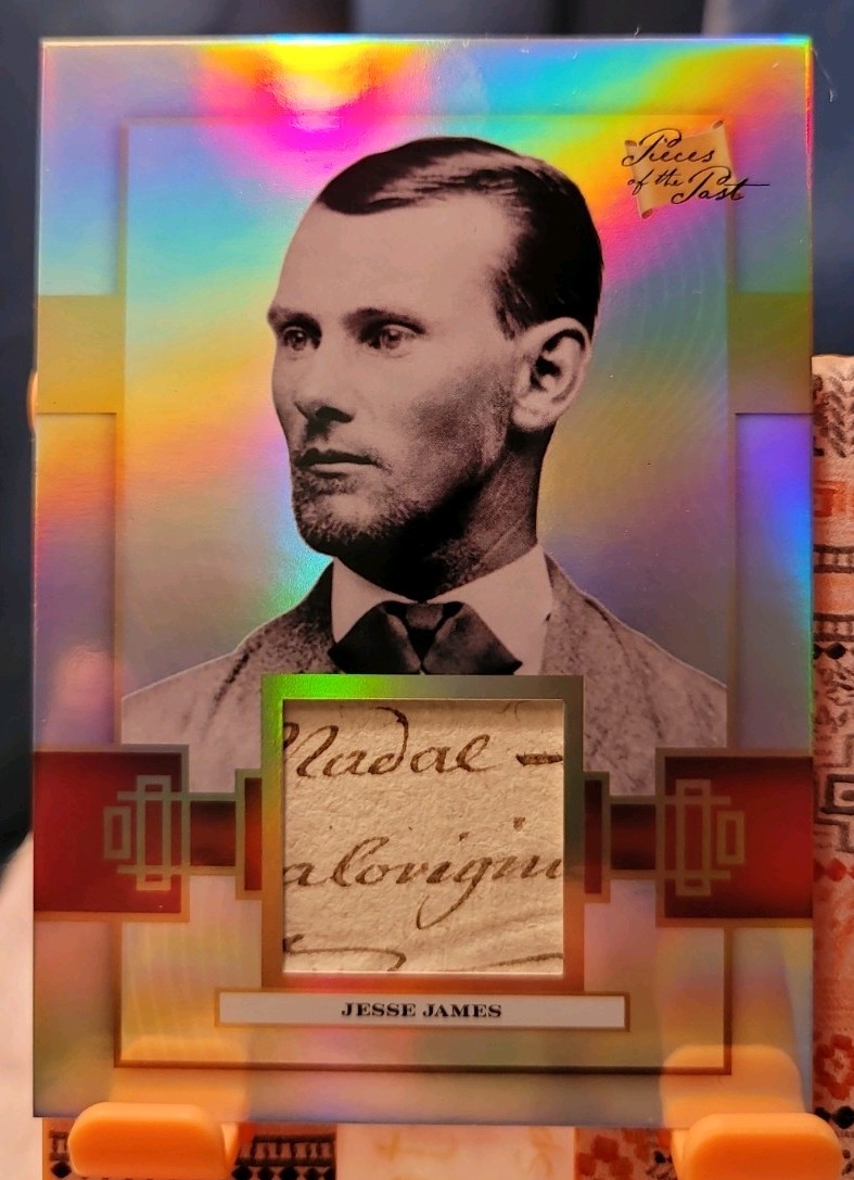 2026 pieces of the past premium #363 Jesse James handwritten relic 2026 pieces of the past premium #363 Jesse James handwritten relic
