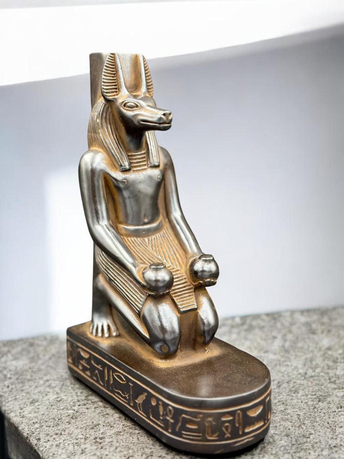 Ancient Egyptian Anubis Statue Rare Antique Pharaonic God Mythology BC Ancient Egyptian Anubis Statue Rare Antique Pharaonic God Mythology BC