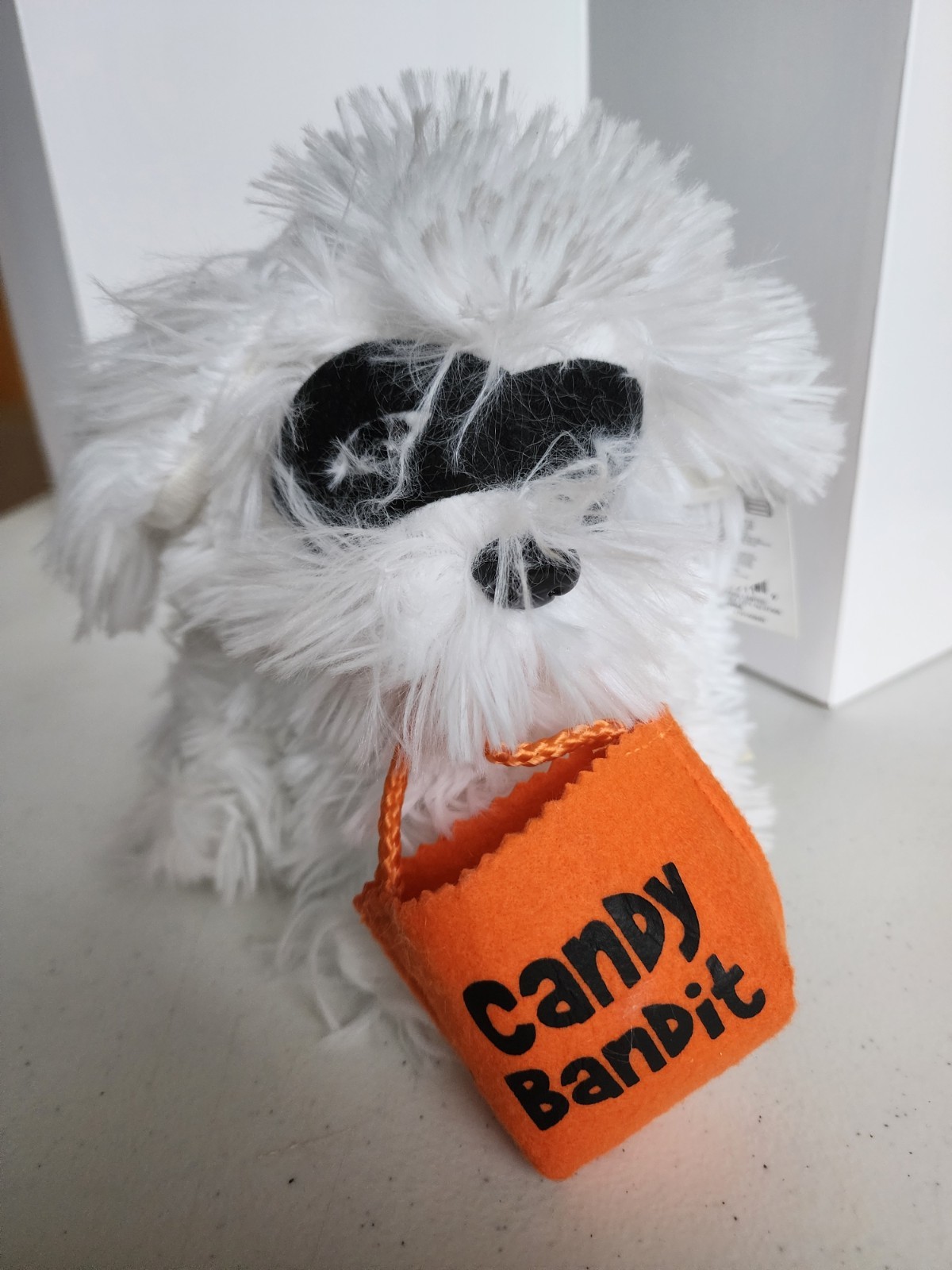 Dancing Halloween Candy Bandit Dog Playing Addams Family Song Works Dancing Halloween Candy Bandit Dog Playing Addams Family Song Works