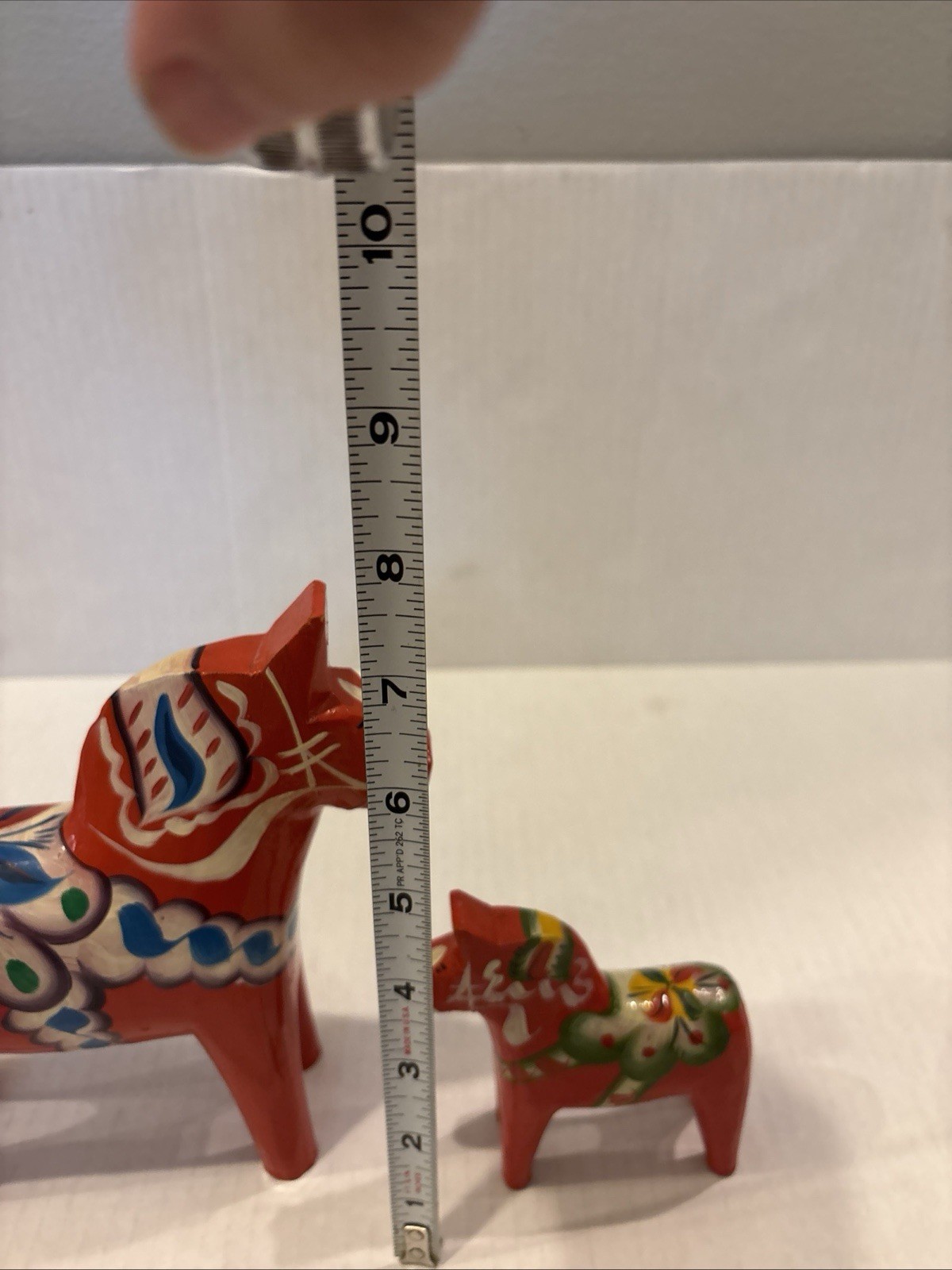 Vintage 2 Hand Painted 8” Akta Dalahemslojd & Niles Swedish Dala Horse Vintage 2 Hand Painted 8” Akta Dalahemslojd & Niles Swedish Dala Horse