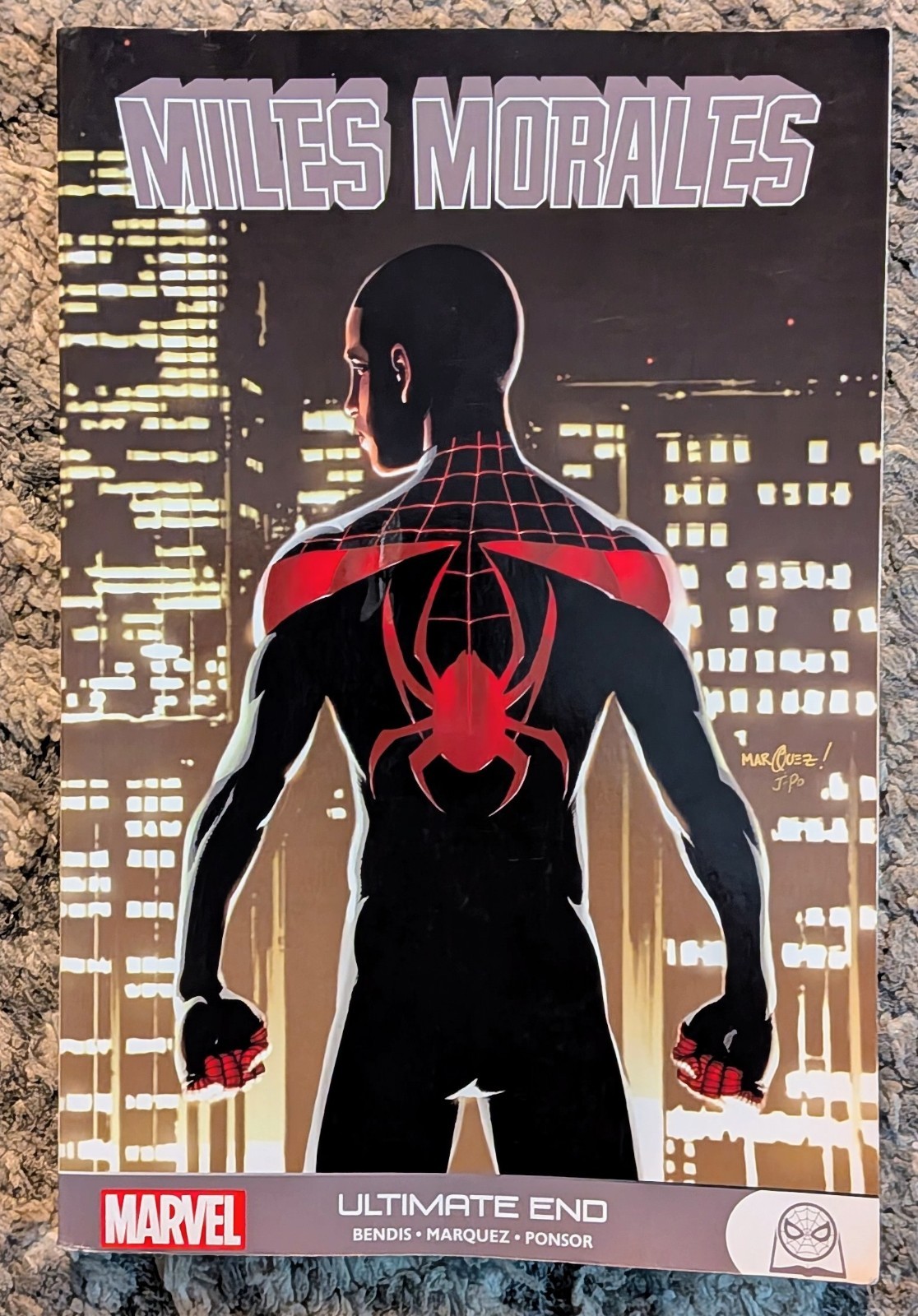 Marvel Miles Morales Ultimate End Spider-Man Graphic Novel Paperback Bendis VG Marvel Miles Morales Ultimate End Spider-Man Graphic Novel Paperback Bendis VG