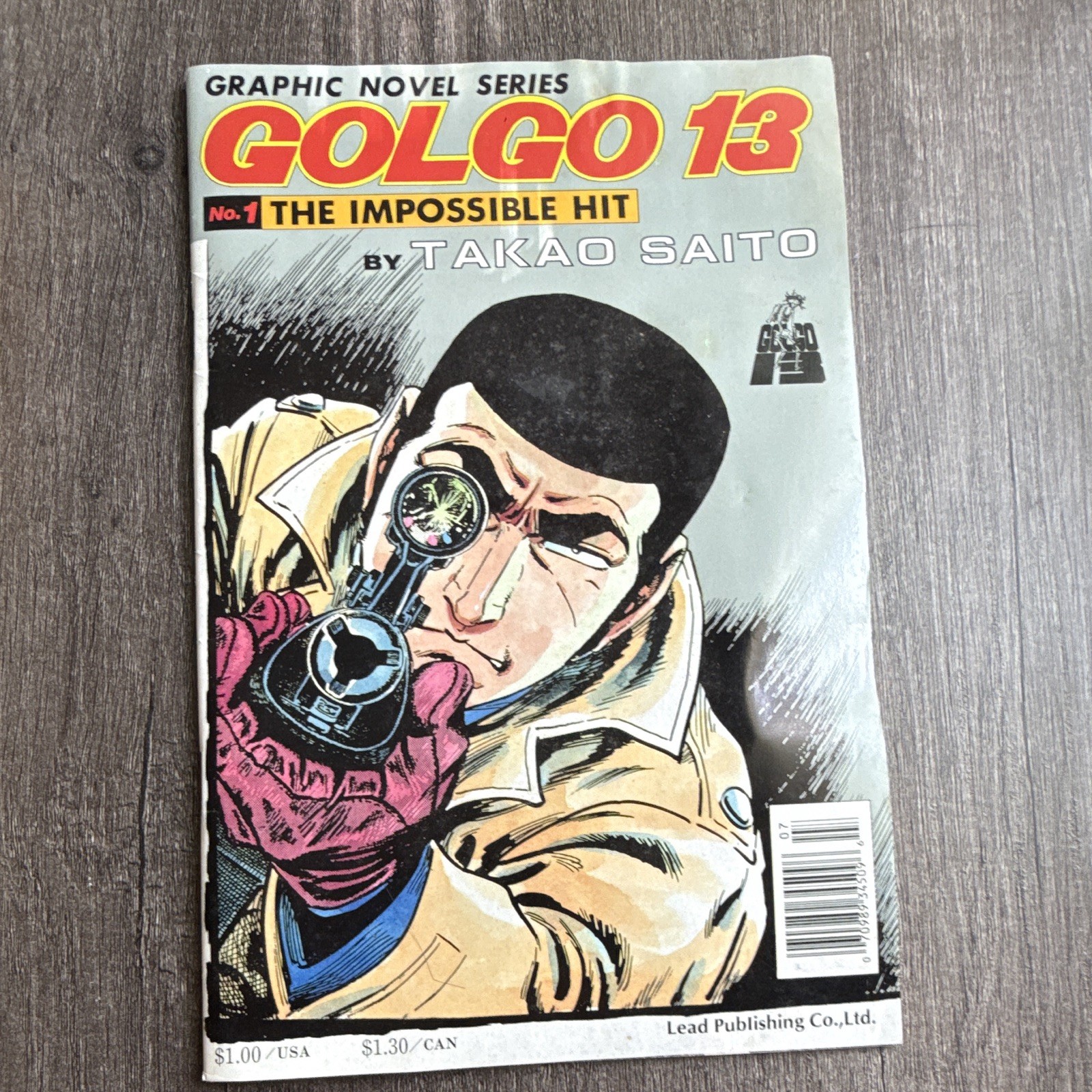 Golgo 13 #1 The Impossible Hit by Takao Saito Color Graphic Novel