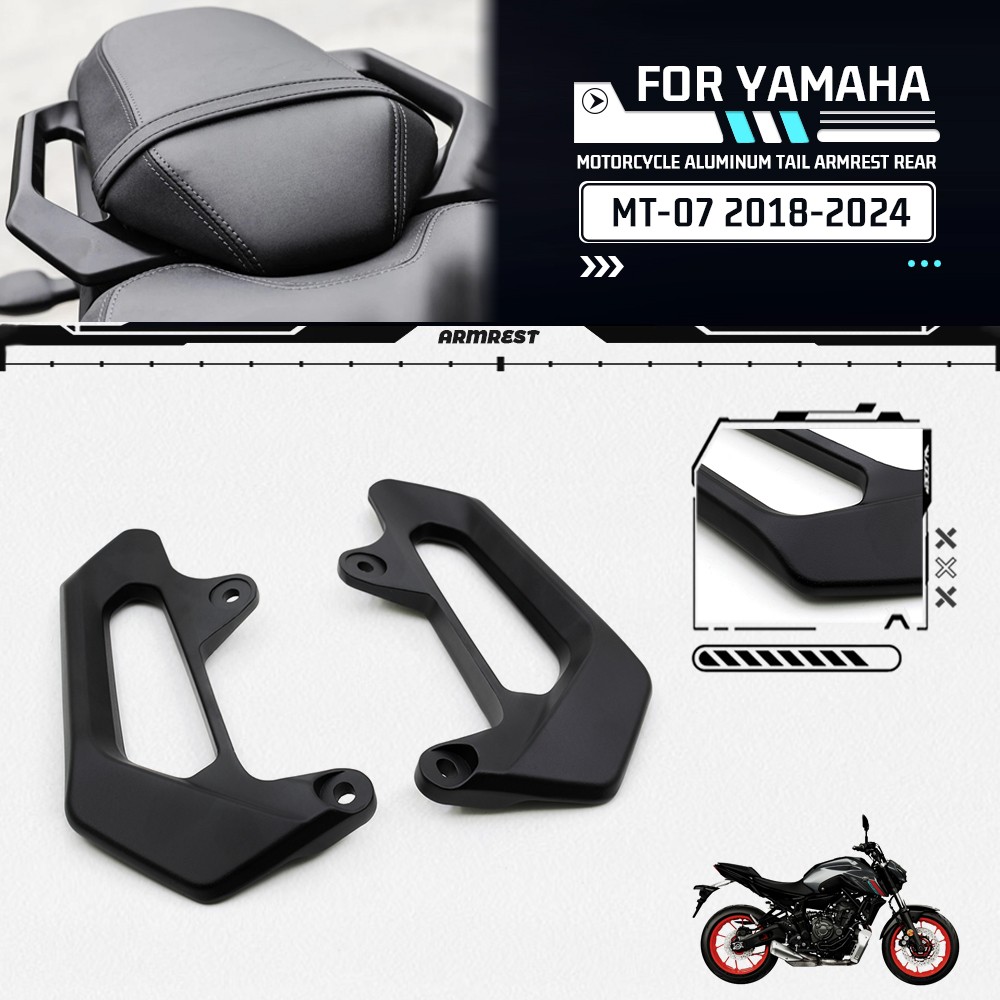 Motorcycle Grab Armrest Pillion Passenger Handle For YAMAHA MT-07 2018-2024 Motorcycle Grab Armrest Pillion Passenger Handle For YAMAHA MT-07 2018-2024