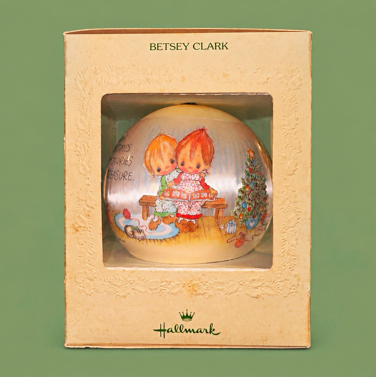 Hallmark Betsey Clark Tree-Trimmer Collection Vintage Christmas Ball Ornament