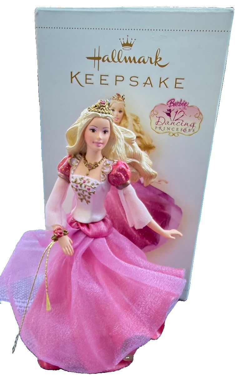 2006 Hallmark Christmas Ornament BARBIE as GENEVIEVE from 12 Dancing Princesses