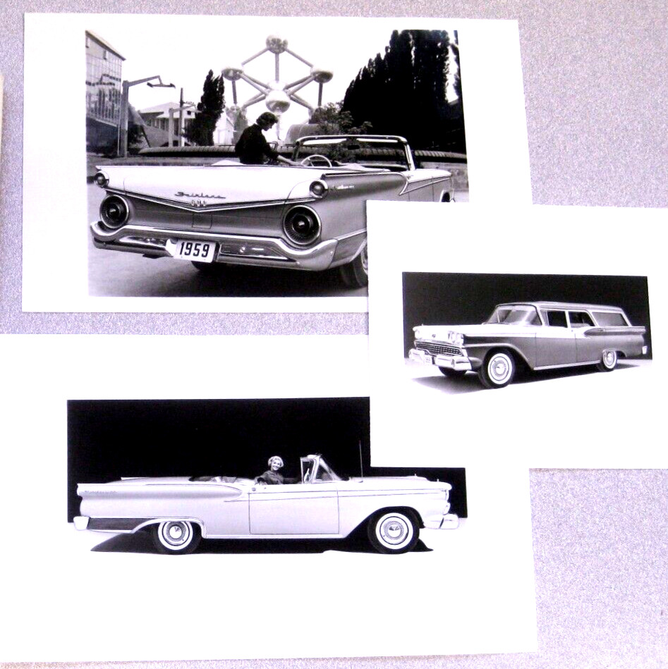 Vintage 1959 FORD FAIRLINE 3 Stock Photos Car Dealers Newspaper Advertisement Vintage 1959 FORD FAIRLINE 3 Stock Photos Car Dealers Newspaper Advertisement