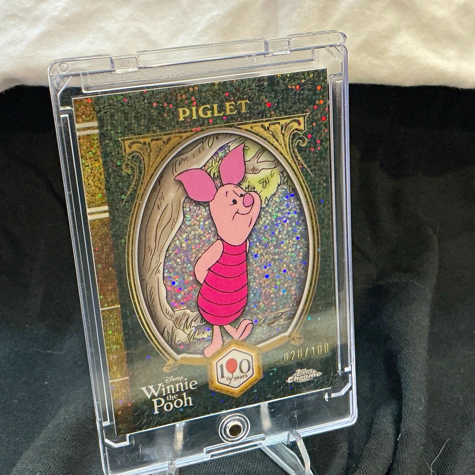 2026 Topps Chrome Disney Winnie the Pooh 100 Years - Piglet Gold #20 WP-4 /100 2026 Topps Chrome Disney Winnie the Pooh 100 Years - Piglet Gold #20 WP-4 /100
