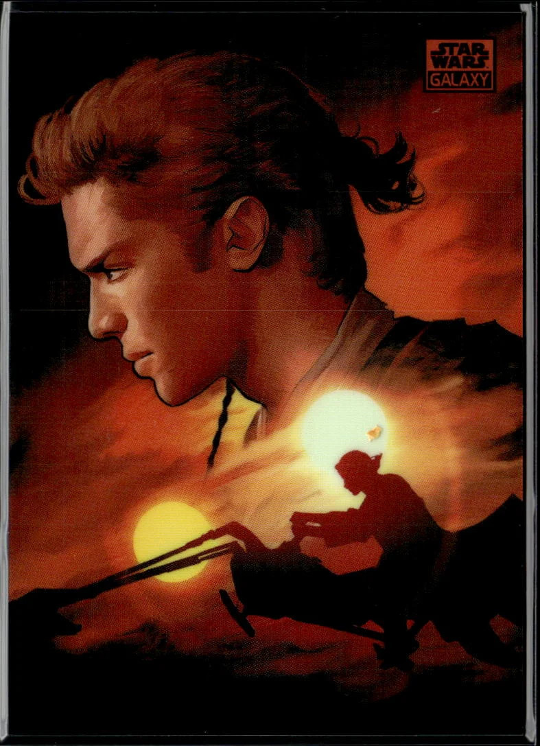 Anakin Skywalker's Sunset 2025 Topps Chrome Star Wars Orange Refractor 24/25 #3 Anakin Skywalker's Sunset 2025 Topps Chrome Star Wars Orange Refractor 24/25 #3