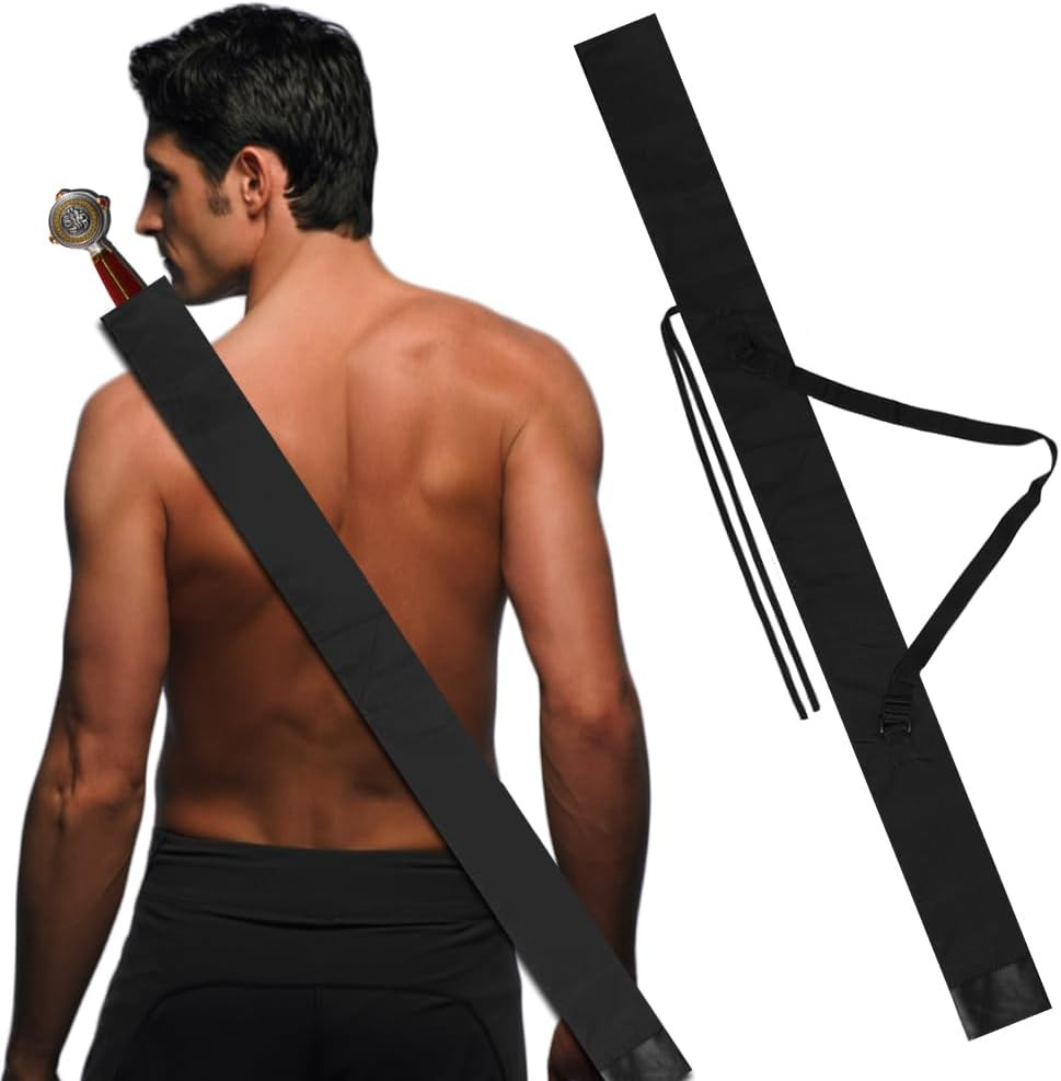 Sword Bag Black Katana Carrying Case with Adjustable Strap Large Swords Storage Sword Bag Black Katana Carrying Case with Adjustable Strap Large Swords Storage