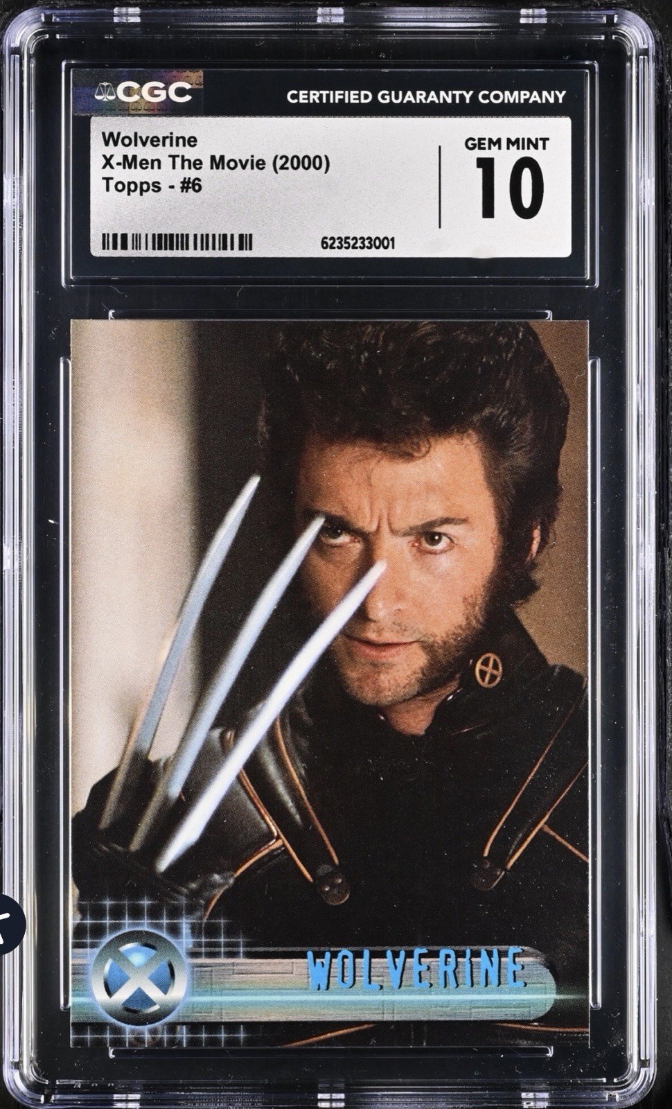 2000 Topps "Wolverine" 6 CGC GEM MINT 10