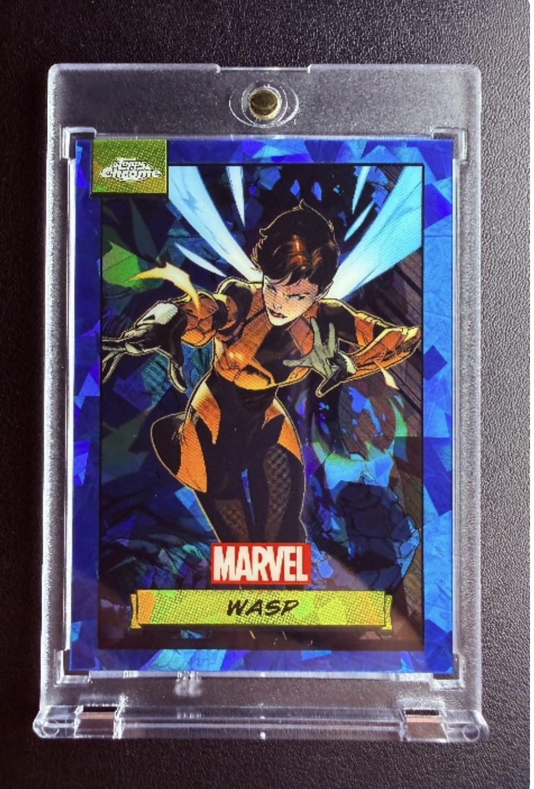 2024 Topps Marvel Chrome Sapphire - Wasp #15 2024 Topps Marvel Chrome Sapphire - Wasp #15