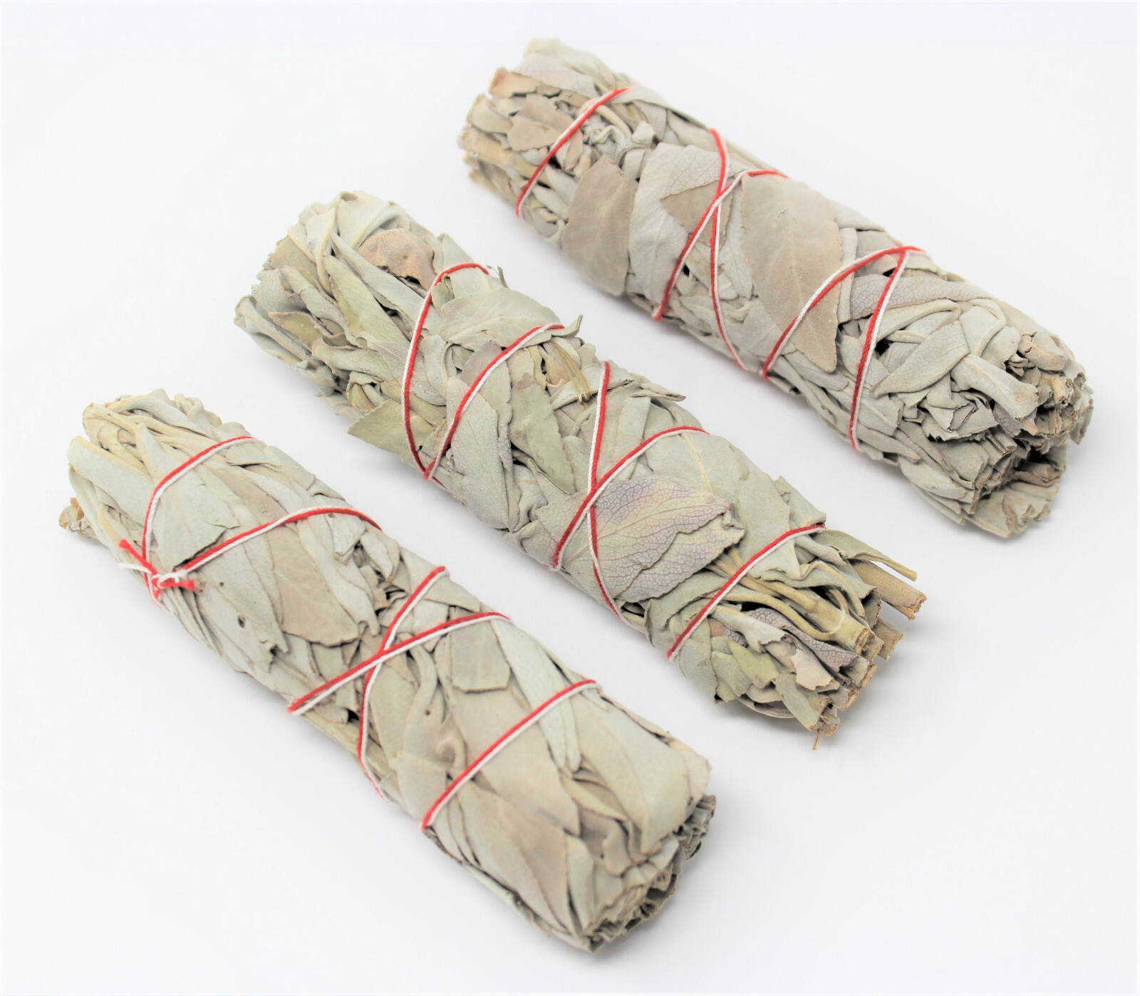 3 Pack White Sage Smudge Sticks 4" - Natural Herb Bundle for Cleansing & Craft 3 Pack White Sage Smudge Sticks 4" - Natural Herb Bundle for Cleansing & Craft