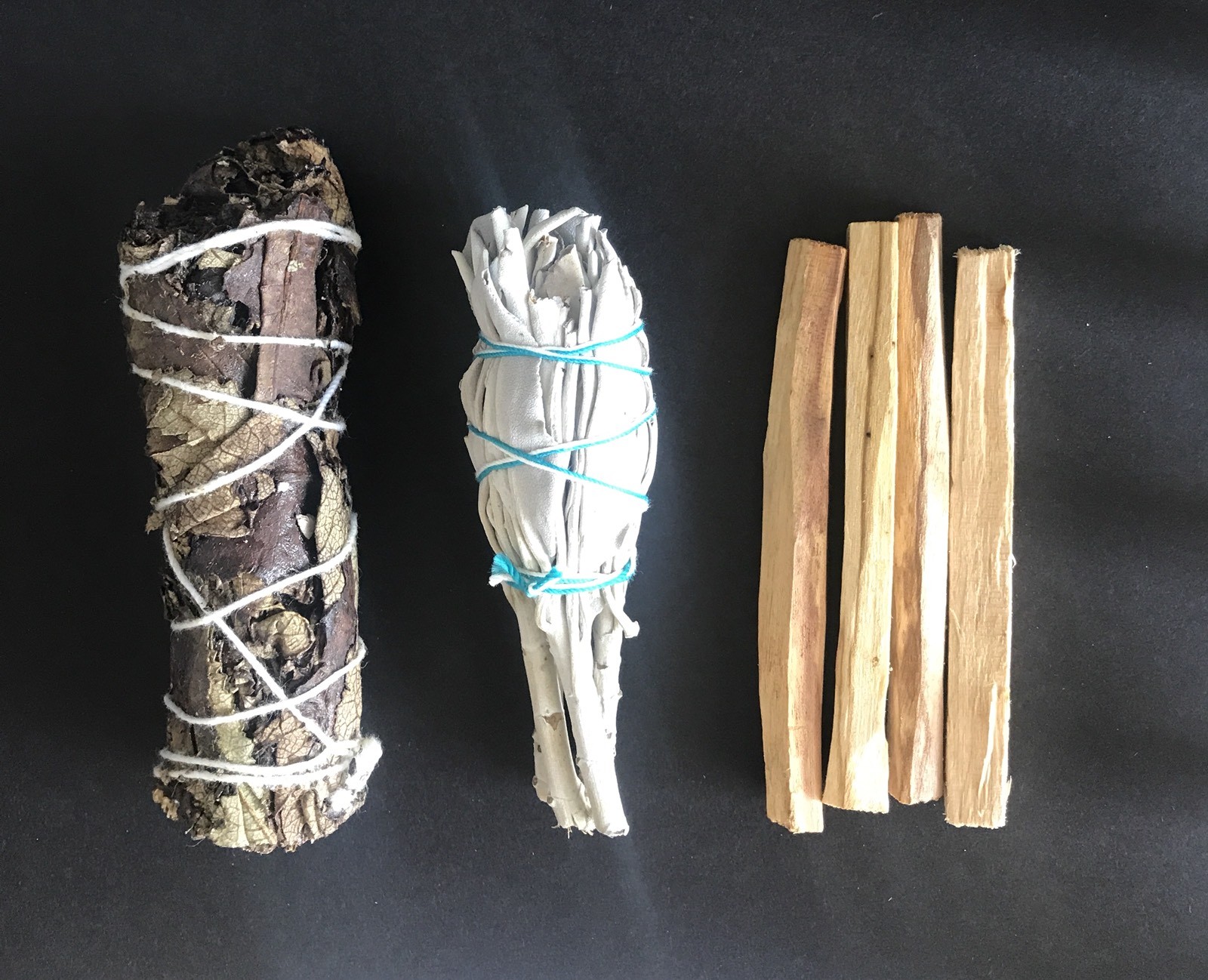 California White Sage,Palo Santo 4 sticks ,Yerba Santa Smudge 3 Pack Bundl California White Sage,Palo Santo 4 sticks ,Yerba Santa Smudge 3 Pack Bundl