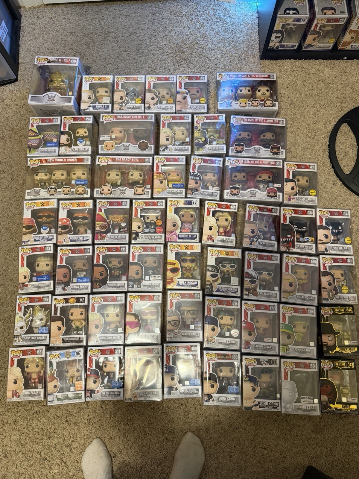 Huge 54 WWE Funko Pop Lot Huge 54 WWE Funko Pop Lot