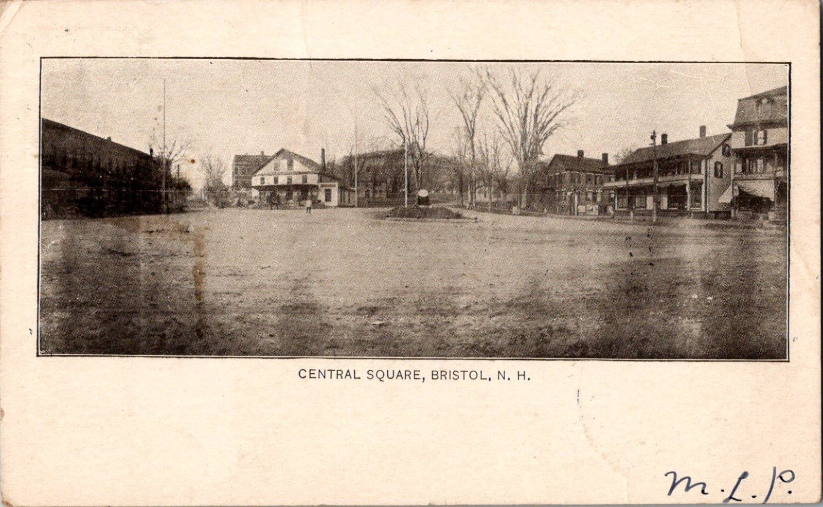 Vintage Postcard Central Square in BRISTOL NH New Hampshire in 1905 (A3) Vintage Postcard Central Square in BRISTOL NH New Hampshire in 1905 (A3)